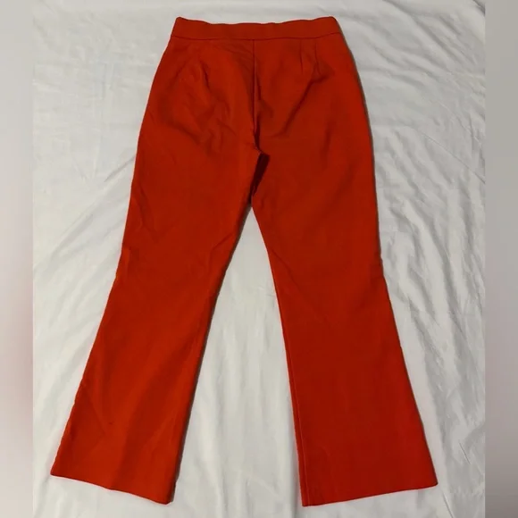 Zara Vibrant Orange Women's Trousers - Picture 5 of 7